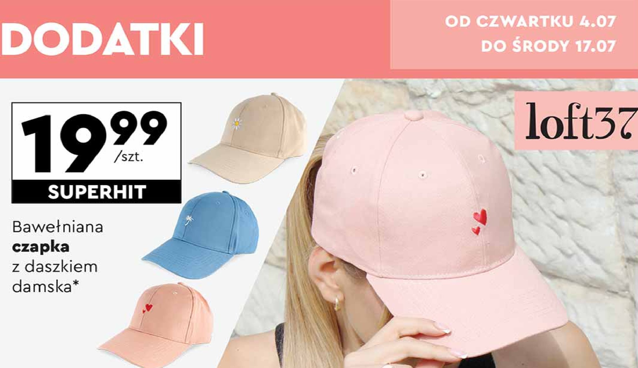 Czapka z daszkiem LOFT37 promocja