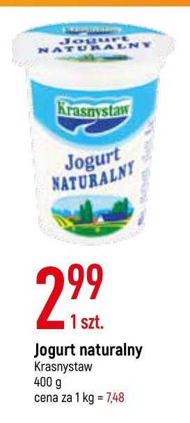 Jogurt naturalny Krasnystaw promocja