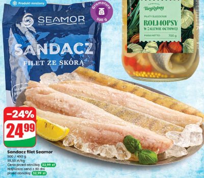 Sandacz filet Seamor promocja w Dino