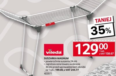 Suszarka MAGNUM Vileda promocja w Selgros