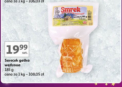 Serecek gałka wędzona SMREK promocja w Auchan