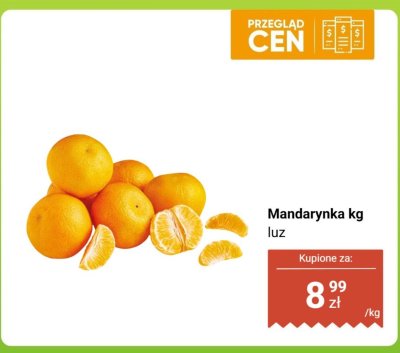 Mandarynka kg luz promocja w Dino