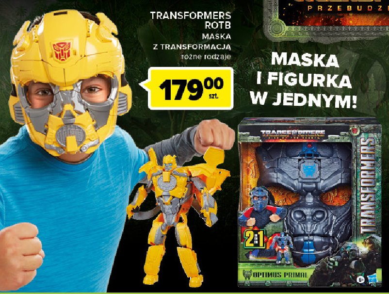 Maska-figurka 2w1 rotb Transformers promocja