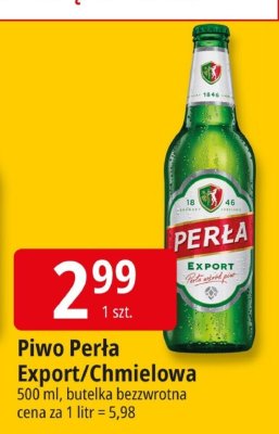 Piwo Perła Export/Chmielowa promocja w Leclerc