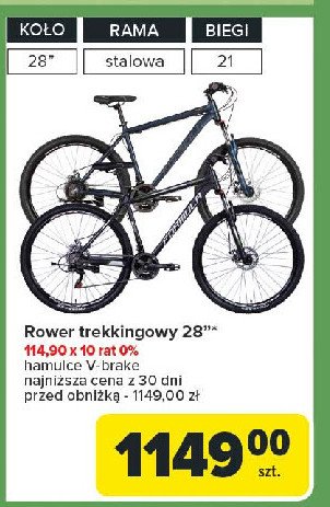 Rower trekkingowy 28" promocja
