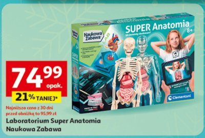 Laboratorium Super Anatomia Naukowa Zabawa promocja w Auchan