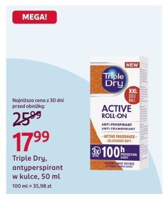 Antyperspirant w kulce, 50 ml promocja w Rossmann