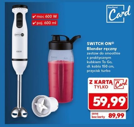 Blender ręczny 600 w Switch on promocja