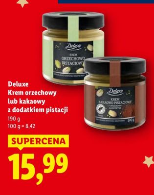 Krem orzechowy z dodatkiem pistacji promocja w Lidl