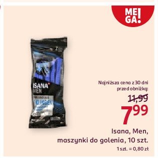 Maszynki do golenia Isana for men promocja