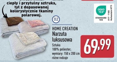 Narzuta luksusowa, różne rodzaje promocja w Aldi