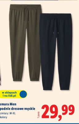 Spodnie dresowe m臋skie promocja w Lidl