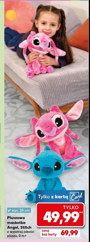 Maskotka pluszowa stitch promocja w Kaufland