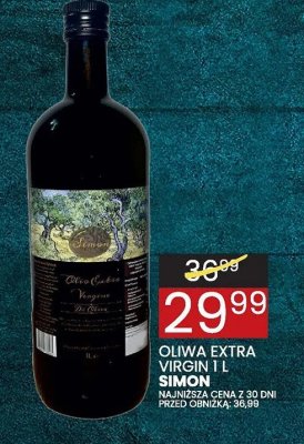 Oliwa extra virgin Simon promocja w Wafelek