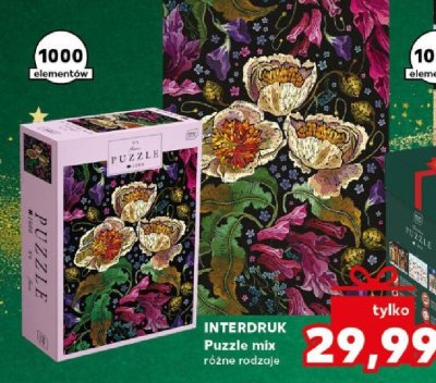 Puzzle mix różne rodzaje 1000 elementów promocja w Kaufland