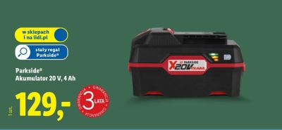 Akumulator 20 V, 4 Ah promocja w Lidl