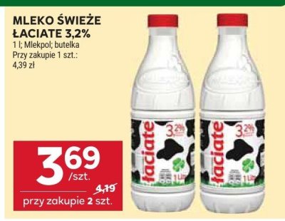 Mleko świeże 3,2% promocja w Stokrotka