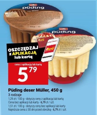 Puding deser Müller, 450 g promocja w Twój Market