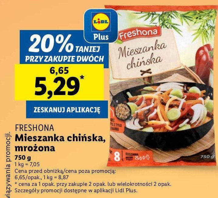 Mieszanka chińska Freshona promocja