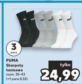 Skarpety tenisowe 35-43 Puma promocja