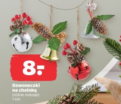 Dzwoneczki na choinkę (różne rodzaje) promocja w Netto