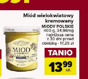 Miód nektarowy wielokwiatowy kremowany Miody polskie promocja