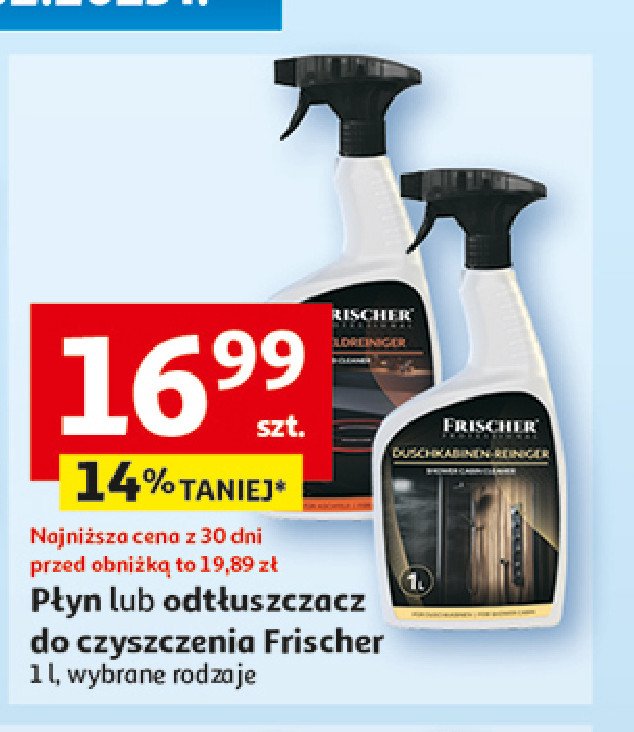 Płyn do czyszczenia płyt grzewczych FRISCHER promocja w Auchan