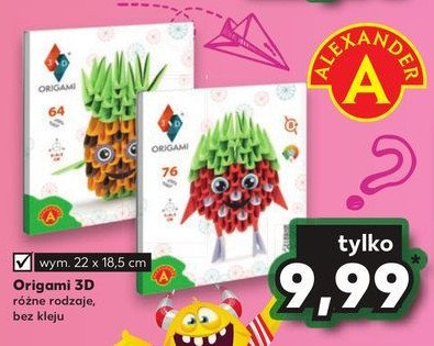 Origami 3d 64 Alexander promocja