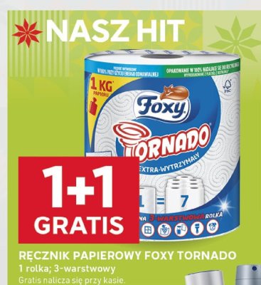 Ręcznik papierowy Foxy Tornado promocja w Stokrotka