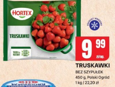 Truskawki bez szypułek Hortex Polski Ogród promocja w Chorten