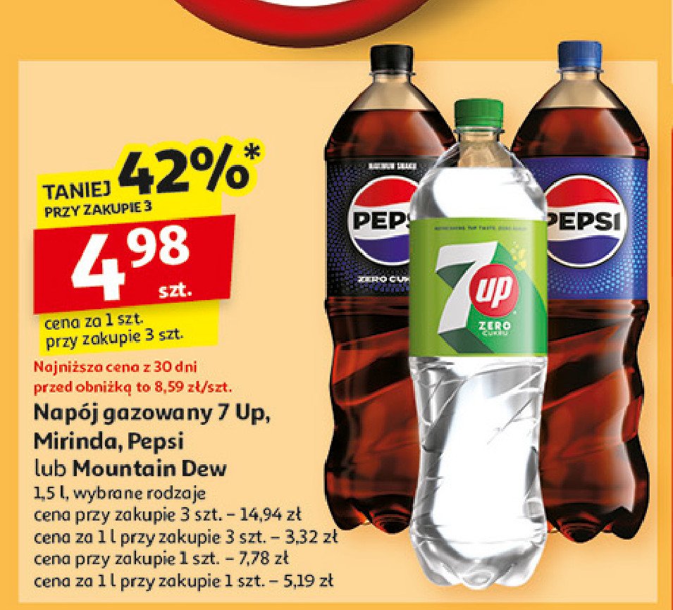 Napój Mountain Dew promocja w Auchan