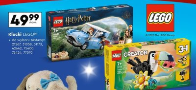 Klocki LEGO, różne zestawy: 21267, 31058, 31173, 42642, 75400, 76424, 77070 promocja w Biedronka