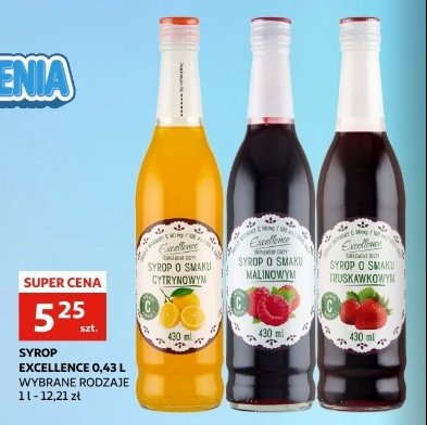 Syrop cytrynowy Excellence promocja w Twój Market