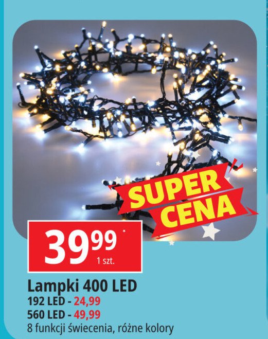 Lampki 400 led promocja