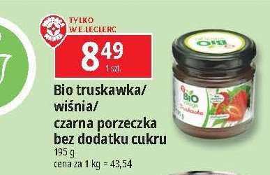 Dżem czarna porzeczka Wiodąca marka bio village promocja