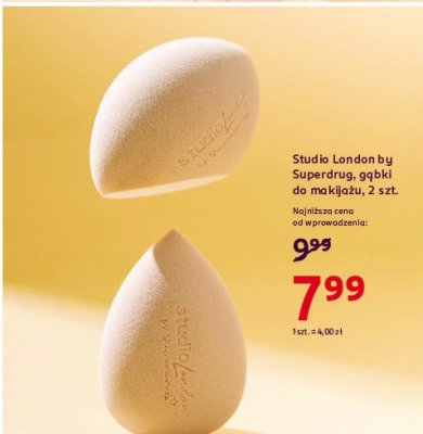 Gąbki do makijażu Studio london by superdrug promocja