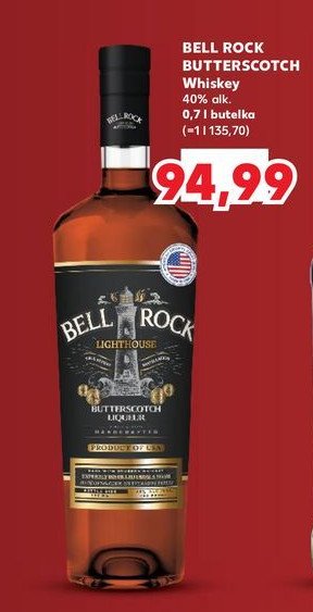 Whisky Bell rock butterscotch promocja w Kaufland