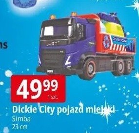 Dickie City pojazd miejski Simba 23 cm promocja w Leclerc