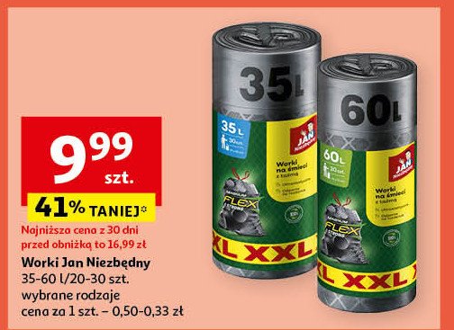 Worki na śmieci easy-pack 35 l Jan niezbędny promocja