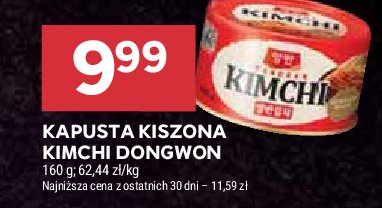 Kapusta kimchi Dongwon promocja