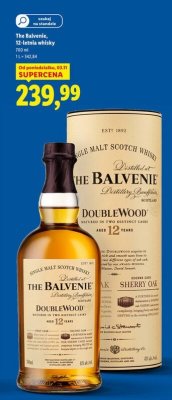 Whisky The Balvenie DoubleWood 12-letnia  promocja w Lidl