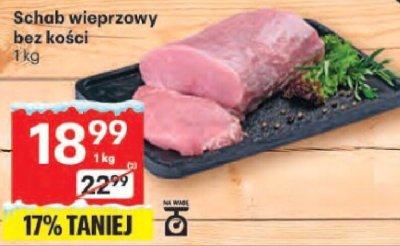 Schab wieprzowy bez kości promocja w Delikatesy Centrum