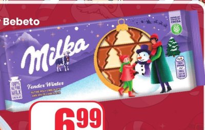 Czekolada Tender Winter  promocja w Dino