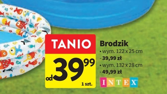 Brodzik rozporowy 122 x 25 cm Intex promocja