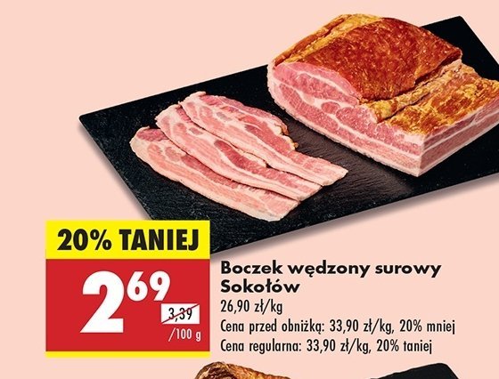 Boczek wędzony Sokołów promocja