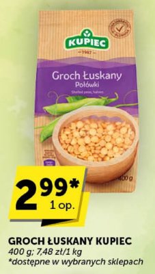 Groch łuskany Kupiec promocja w ABC