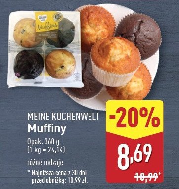 Muffiny straciatella z czekoladą promocja w Aldi