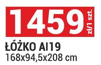 Łóżko AI19 promocja w Merkury Market