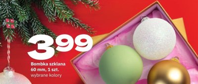 Bombka szklana 60 mm, wybrane kolory promocja w Twój Market