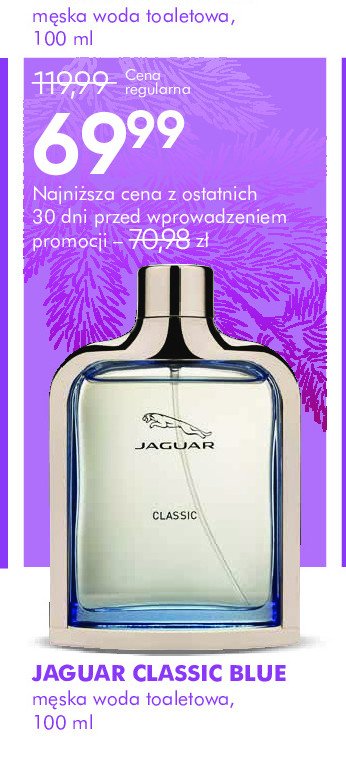 Woda toaletowa Jaguar classic blue promocja